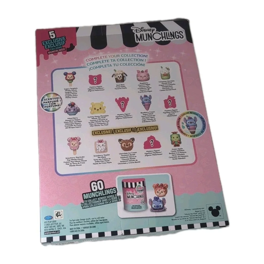 Disney Munchlings Global Gourmet Series 2 Mini Munch Snack Surprise Set NIB